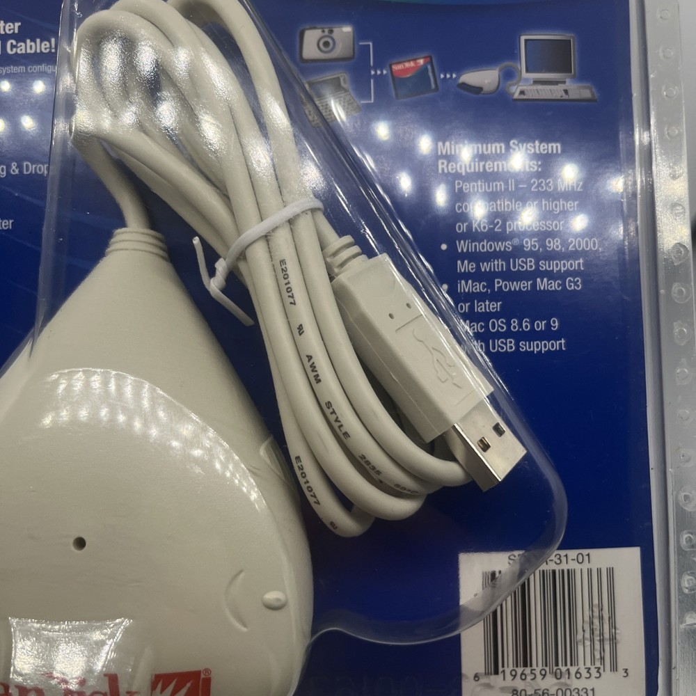 Genuine Vintage Sandisk Imagemate (SDDR-31) USB Compact Flash Card Reader NEW