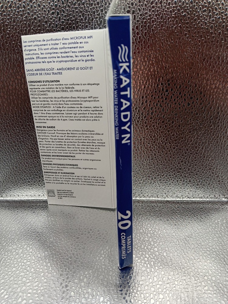 Katadyn Micropur MP1 Purification Tablets (20 Count)