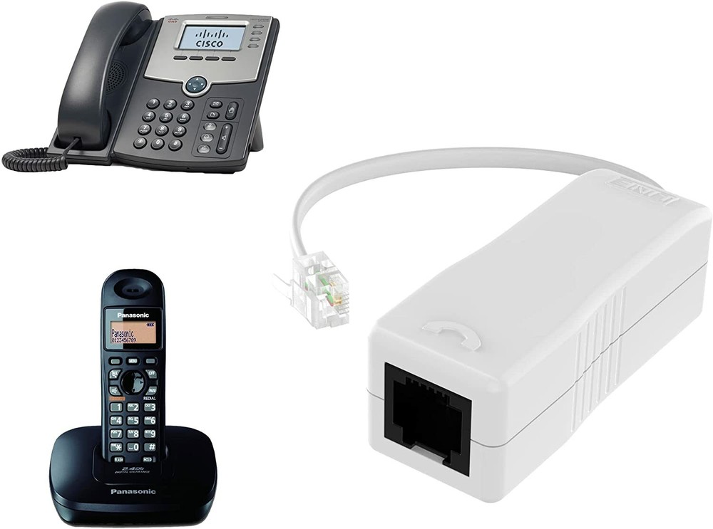 DSL Filter Adapter for PC Computer Phone Fax Modem Line