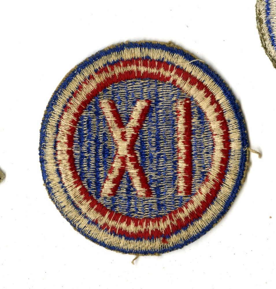 IX Corps White Back Patch WWII Vintage Pacific Theater