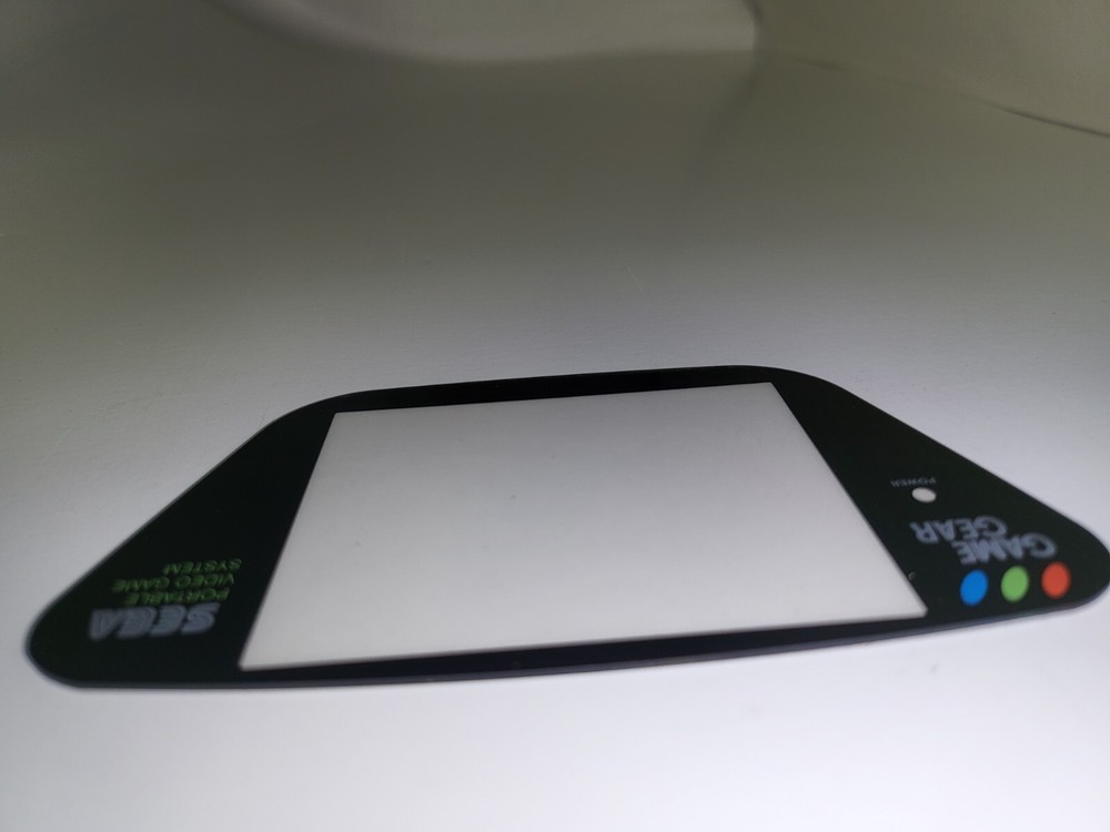 SEGA Game Gear Thin PLASTIC Replacement Screen Protector lens Peel & Stick #A15