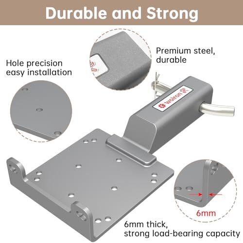 Universal 2" Receiver Trailer Hitch Winch Mount Plate Winch Mounting BracketW