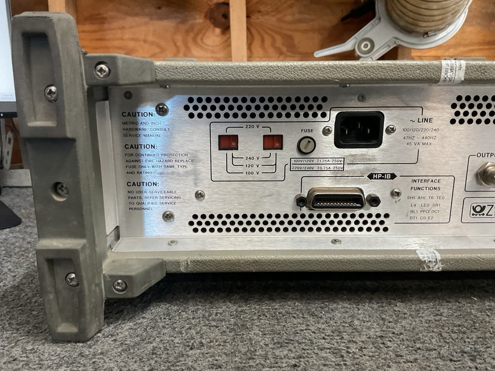 HP Hewlett Packard 8508A Vector Voltmeter