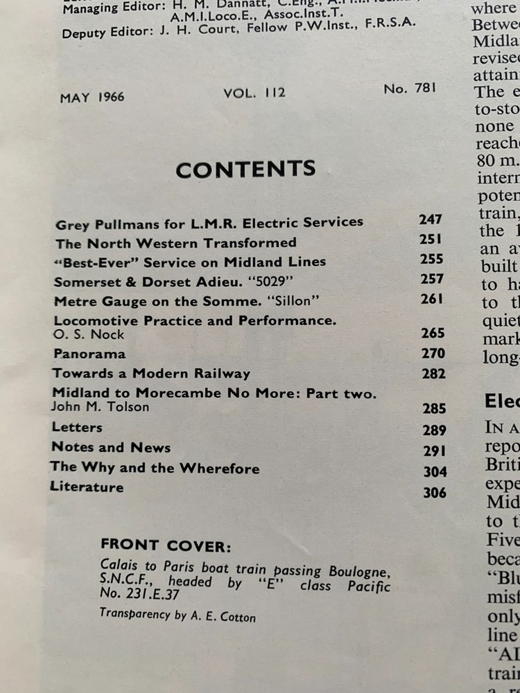 The Railway Magazine - 1966 - complete year