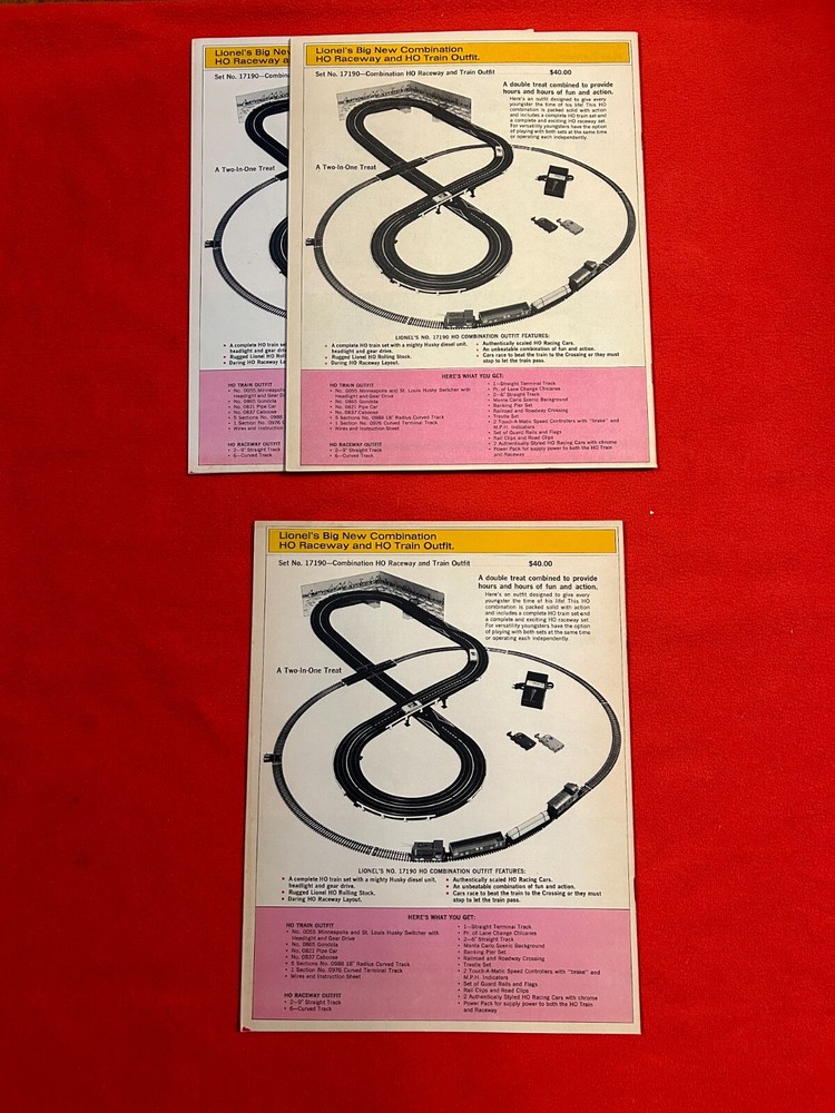 ORIGINAL LIONEL POSTWAR 1965 CONSUMER TRAIN CATALOG IN C8 CONDITION