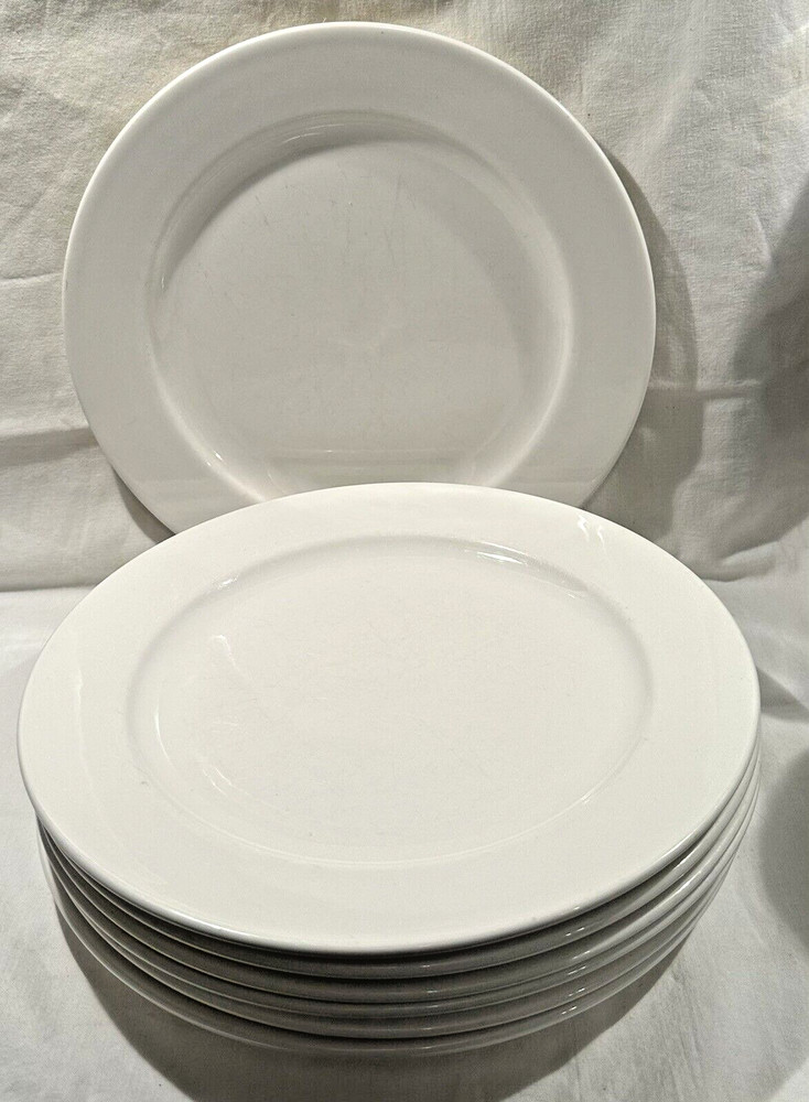 Pristine (Ameriwhite) by HOMER LAUGHLIN 9.5" Luncheon Plate Discontinued 2006-20