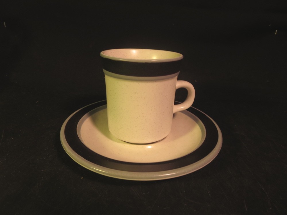 Modern China & Table Institute Midnight Cup & Saucer