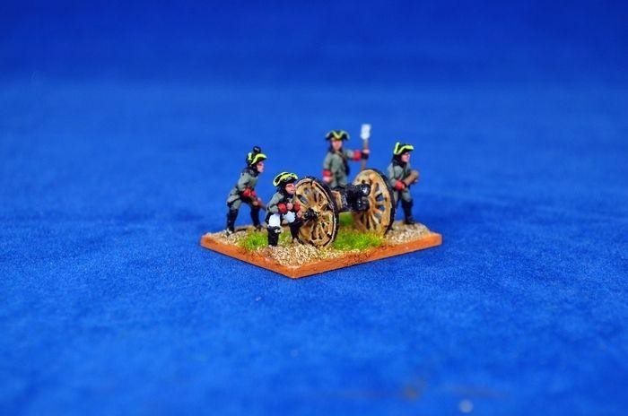 15mm Painted SYW Austrian Howitzer Battery
