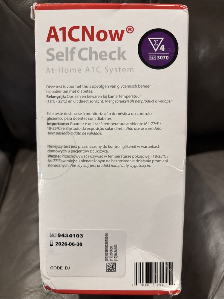 A1CNow Self Check Exp 6/26