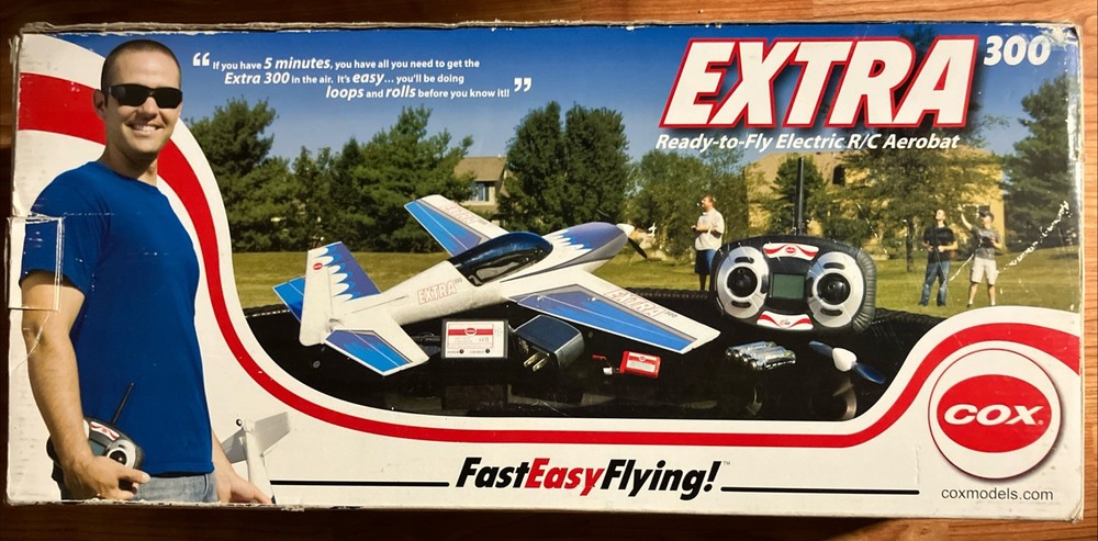 Cox Extra 300 RC Airplane RTF Version Missing Battery Pack