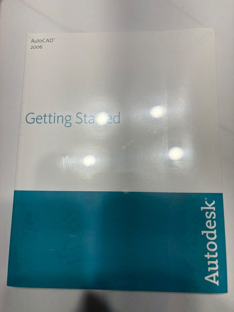 AutoCAD Autodesk 2006 DVD With Getting Started Book & Product Key IMMACULATE