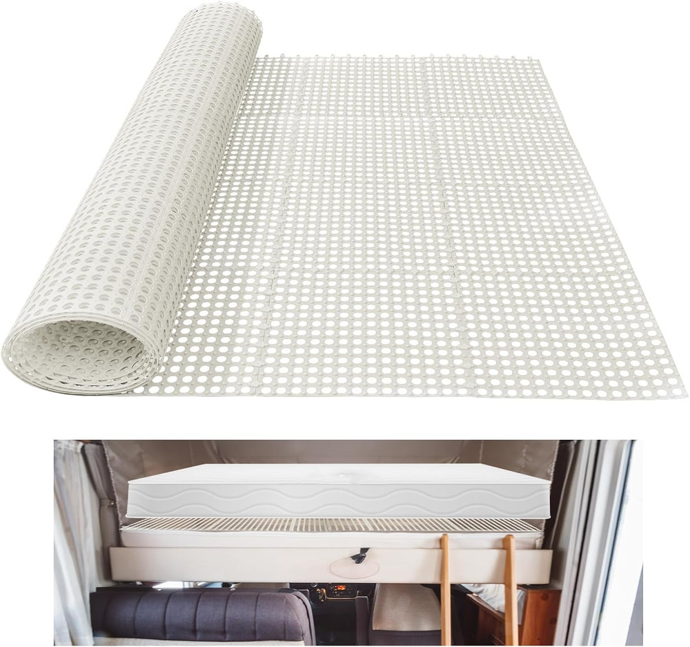 Plactic Mattress Underlay 83" L X 59" RV under Mattress Modular Interlocking Ven