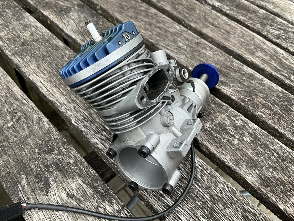 Evolution 20cc Gas Rc Airplane Engine Spins Free (B)