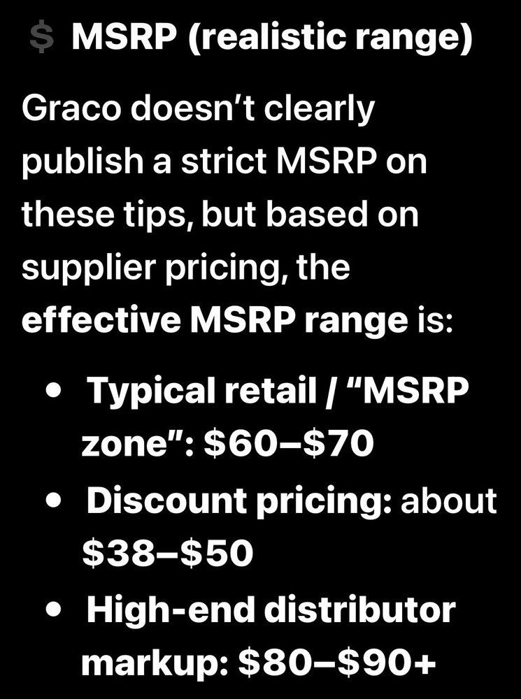 Graco RAX LTX 411 SWITCH TIP