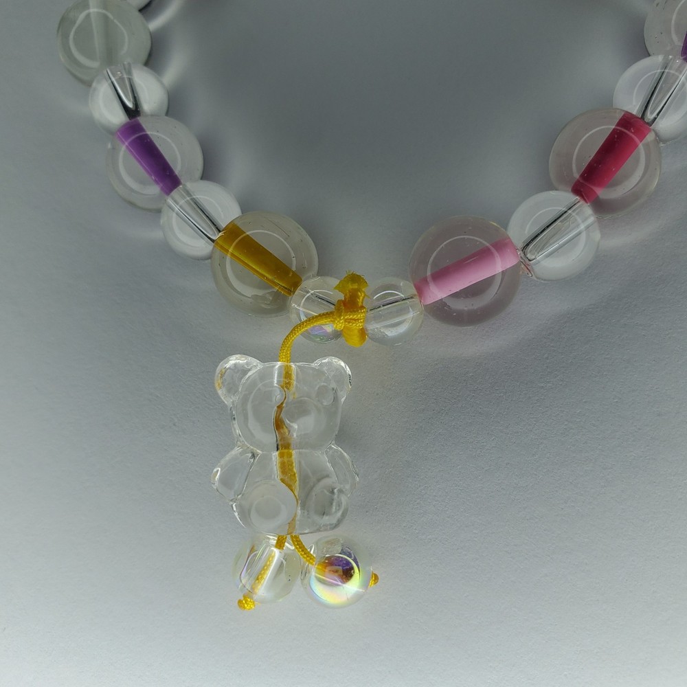 Hand crafted artisan unique gemstone bracelet