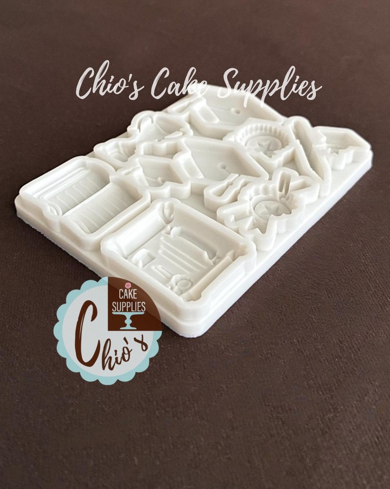Graduation Themed Silicone Mold