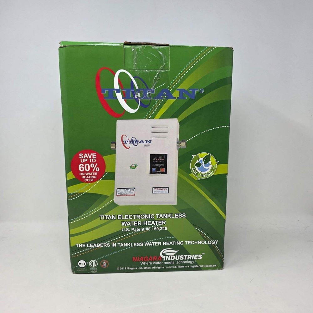 New Titan N-120x Electric Tankless Water Heater 12XN750999 220VAC 60HZ 11KW 54A