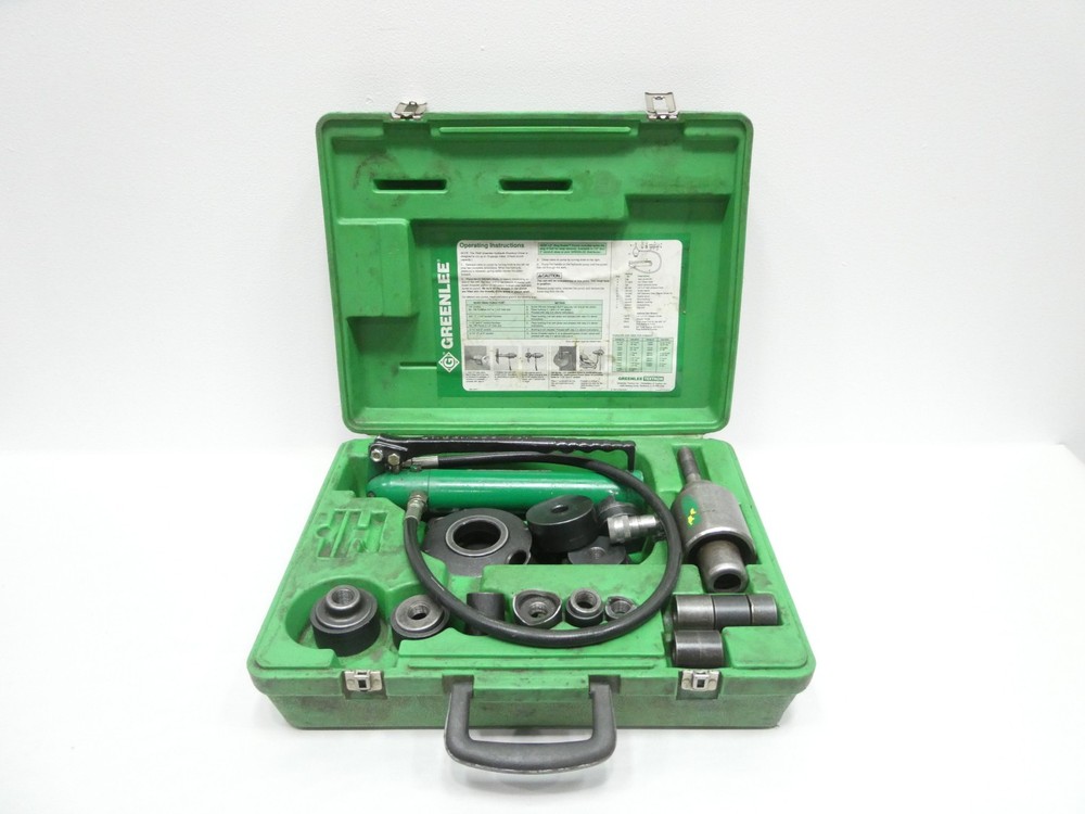 Greenlee 7646 Hydraulic Knockout Punch Driver Set
