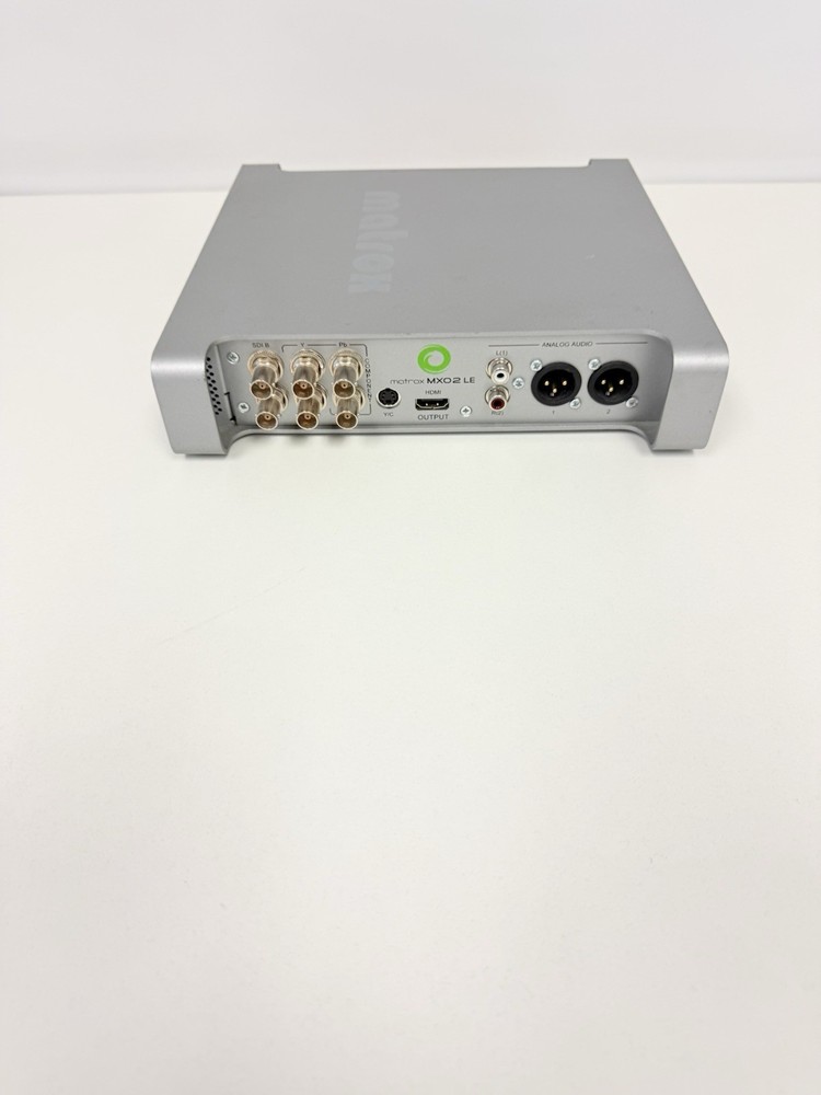 Matrox MX02 LE with MAX Professional Video Editing Tested
