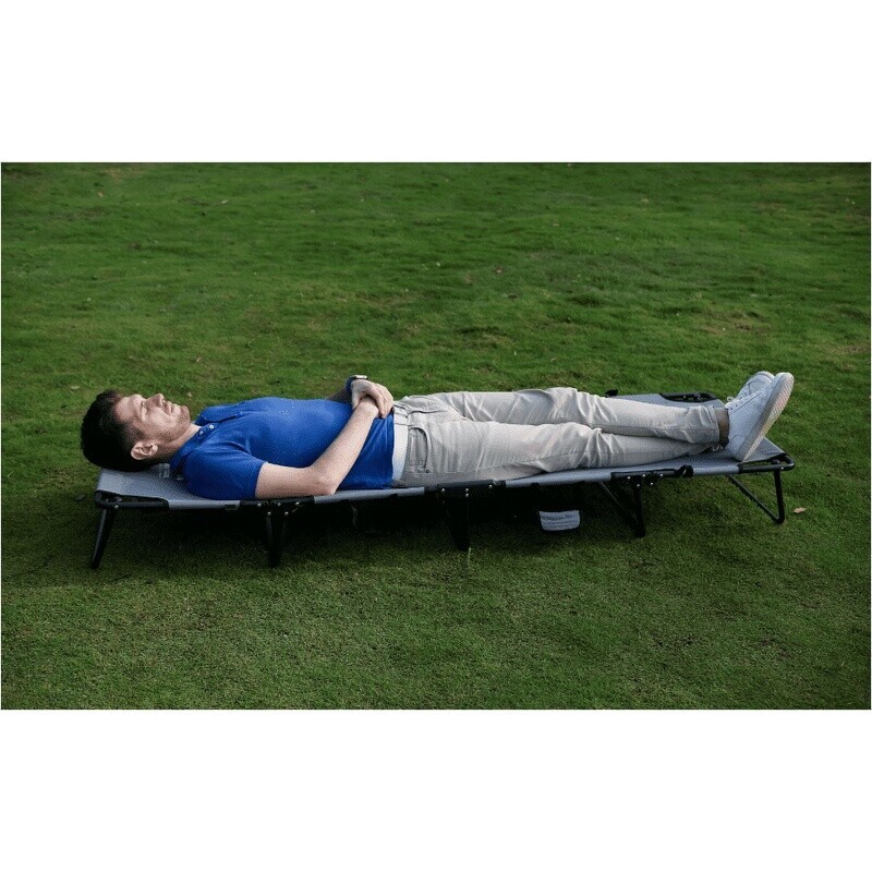 Folding Camping Cot Portable Easy Setup Low Profile Outdoor Sleep Surface New