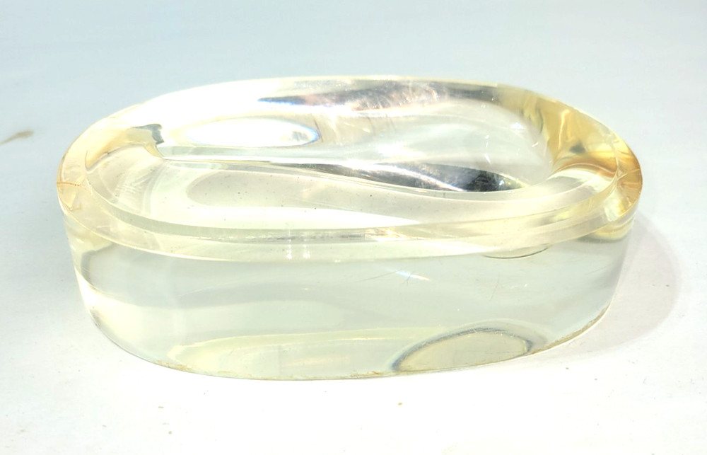 Estate Smoking Pipe Rest Clear Acrylic Mod Single