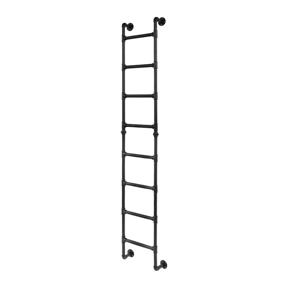 Wall-mounted 8-step Bunk Bed Ladder High Loft Attic Eight Steps Ladders Tool