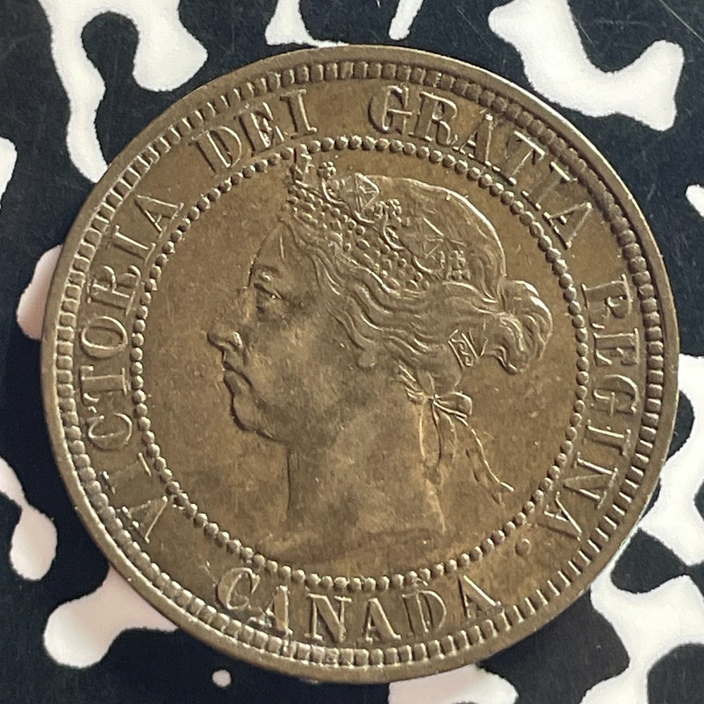 1890-H Canada Large Cent Lot#T7825 Nice!