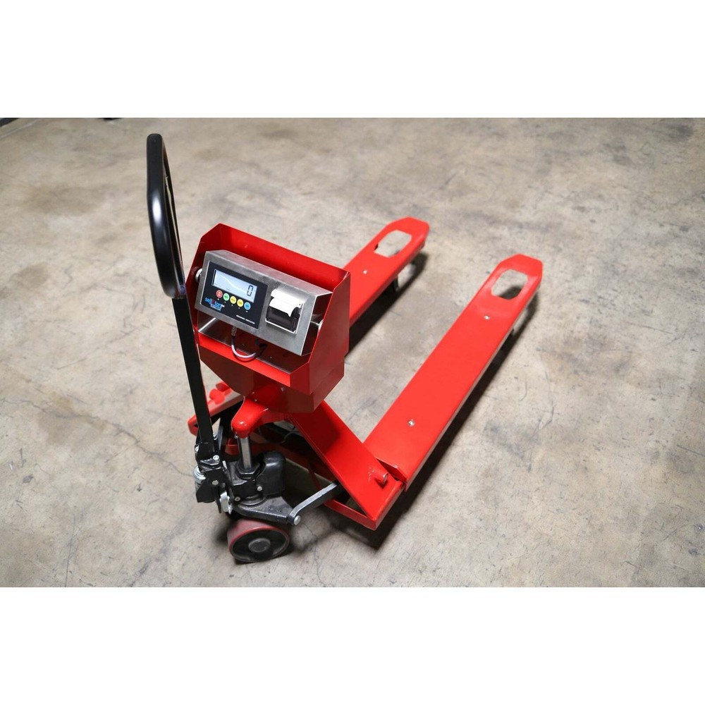 Industrial warehouse Pallet Jack Scale with Built-in Printer 5000 lb Capacity