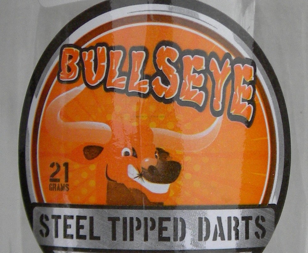 10 Bullseye darts, 21 grams