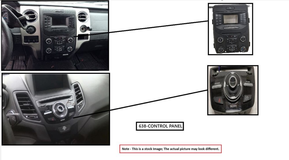 DISPLAY AND CONTROL PANEL OEM 2017 GMC ACADIA 1YR WRNTY