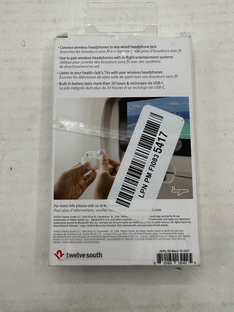 Twelve South AirFly SE, Bluetooth Wireless Audio Transmitter