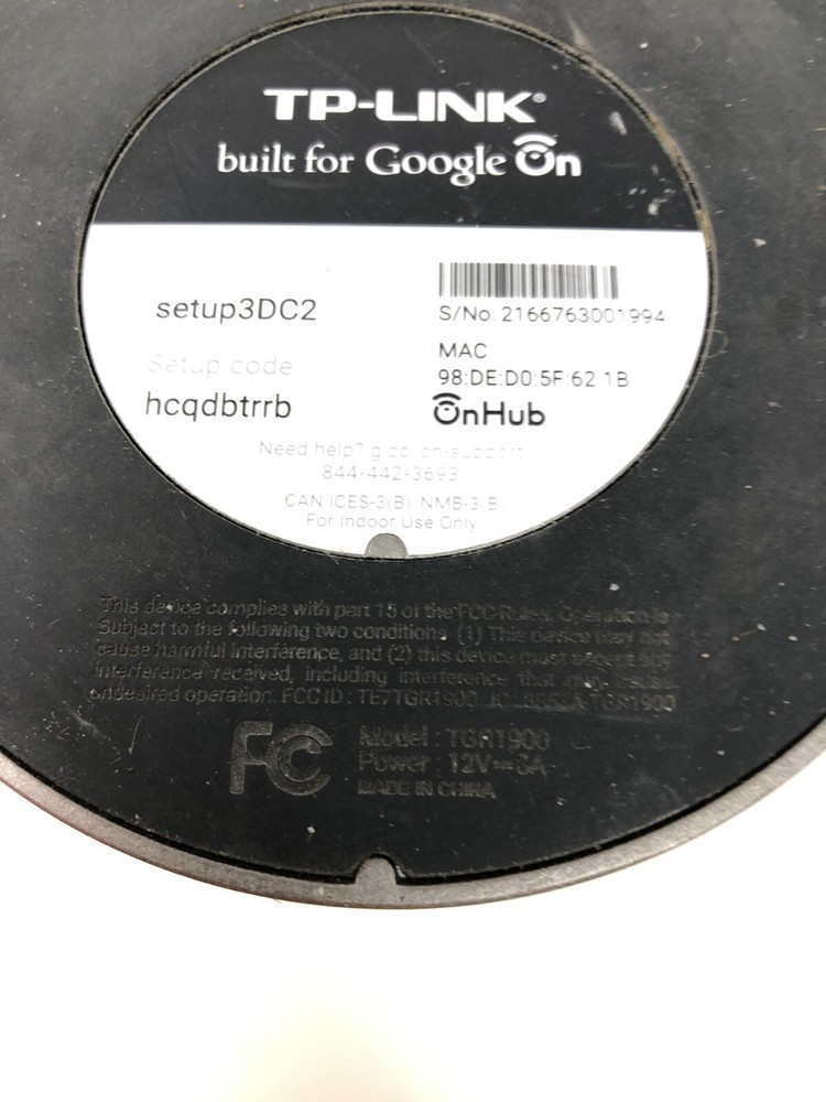 Google OnHub TGR1900