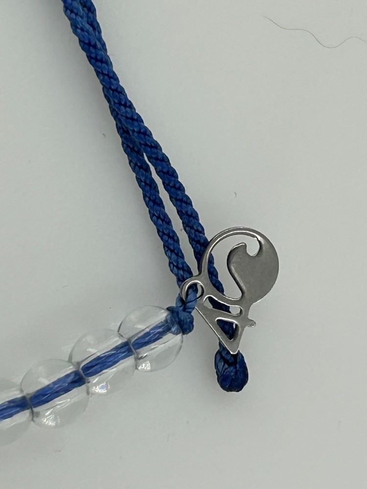 4Ocean Bead Adjustable Blue Cord Bracelet