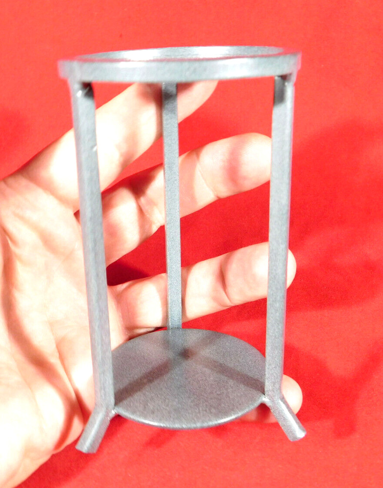 Sphere Display Stand Dark Silver Tall Medium Size