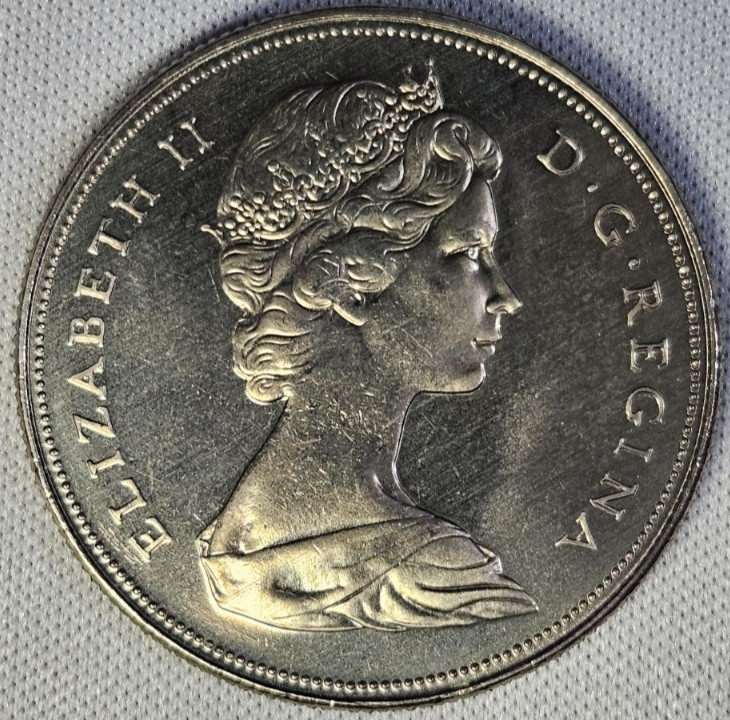 1968 Canada 1 Dollar Coin #AB720