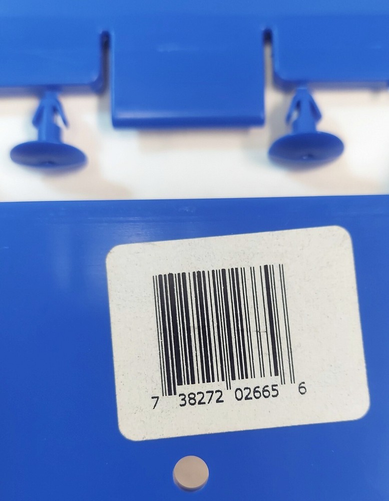 Busch 2-Pack Waste Watcher XL Clip-On Sign Frames - Royal Blue