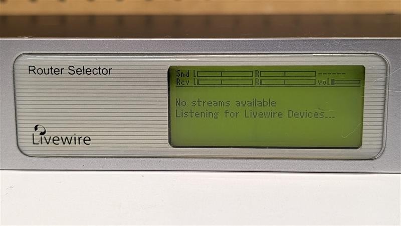 Axia Livewire Telos Router Selector