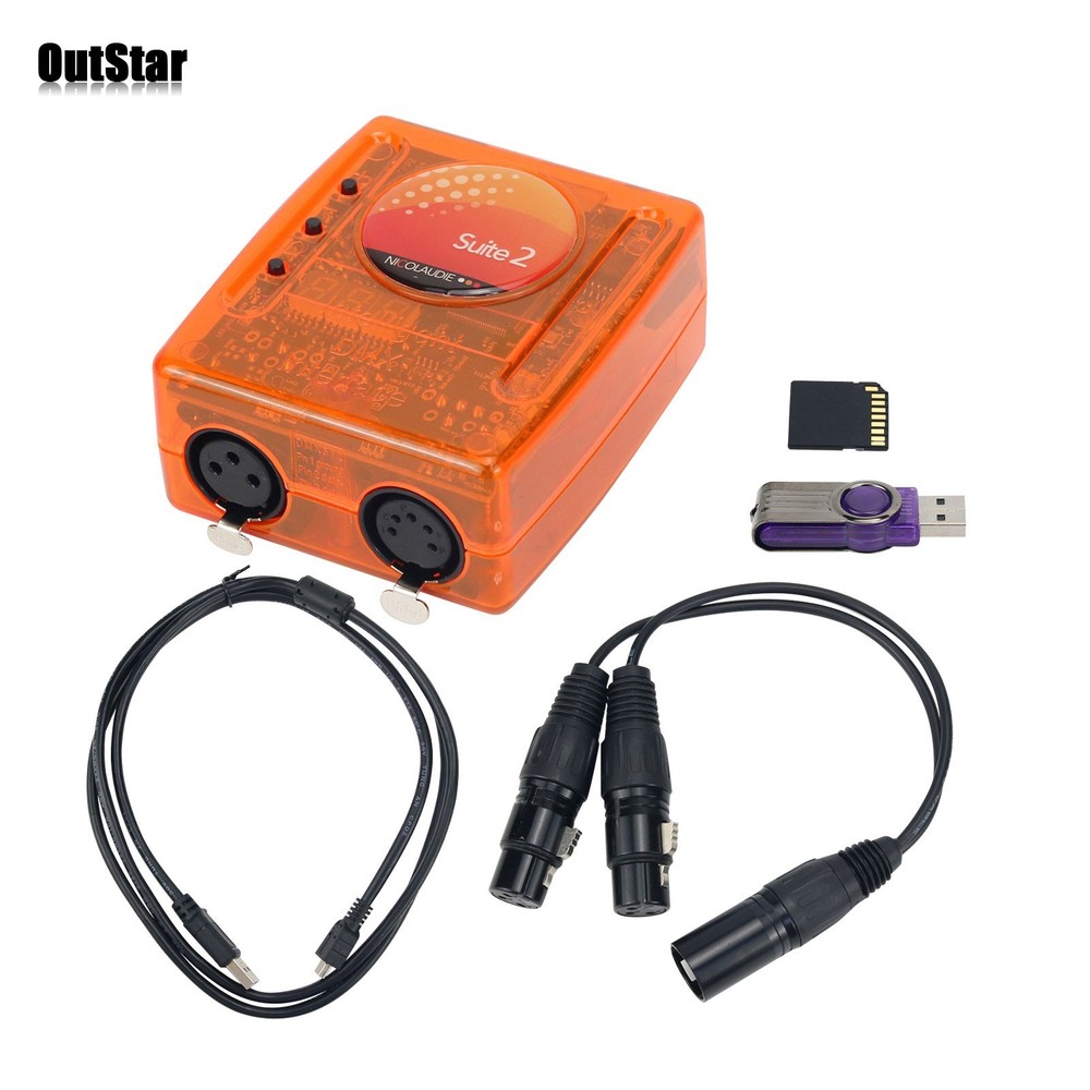 Sunlite Suite 2 FC USB Interface Stage Light Controller 3-Core 5-Core Ethernet #