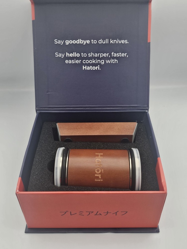 Genuine Hatori Diamond Rolling Knife Sharpener Professional Grade Sharpness NEW