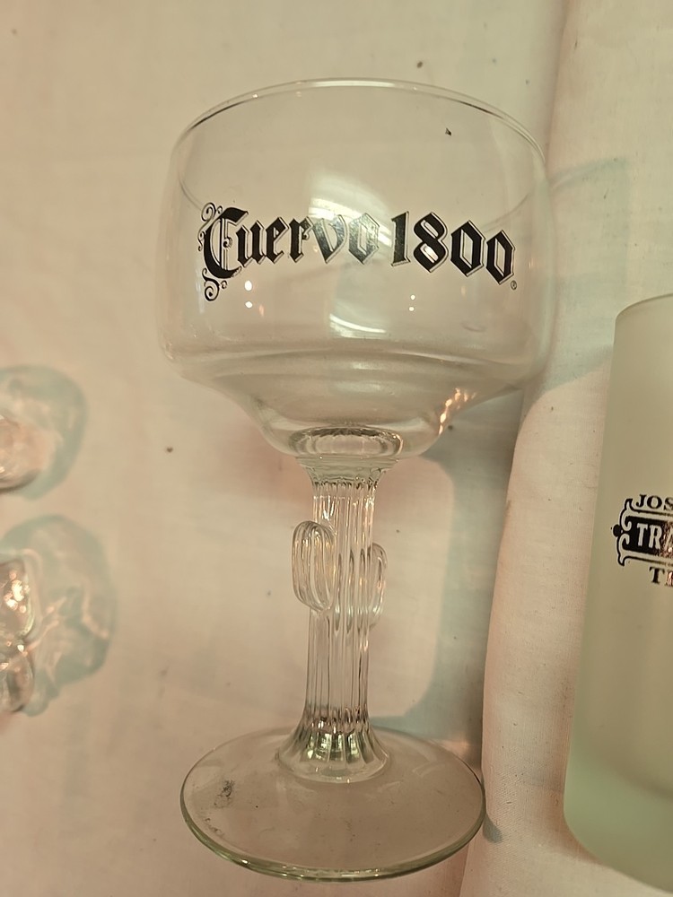 2 Different Jose Cuervo Glasses See Pics
