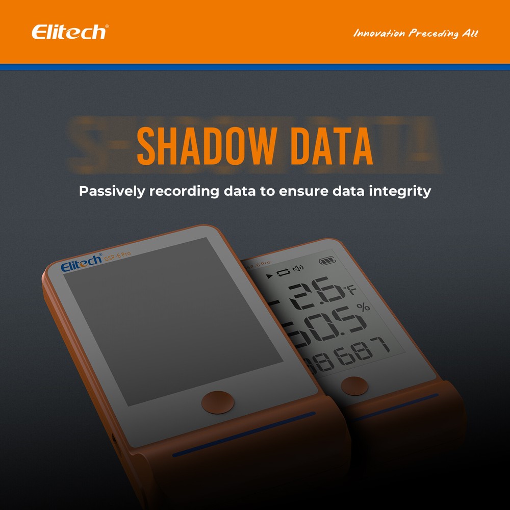 Elitech Bluetooth Temperature Data Logger Vaccine Recorder GSP-6Pro-Gle