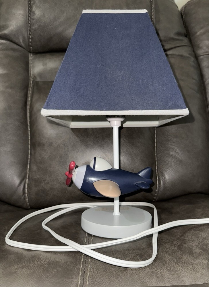 Lambs & Ivy Bedding Set - Mobile - Lamp - Plus Airplane Shelf!!!