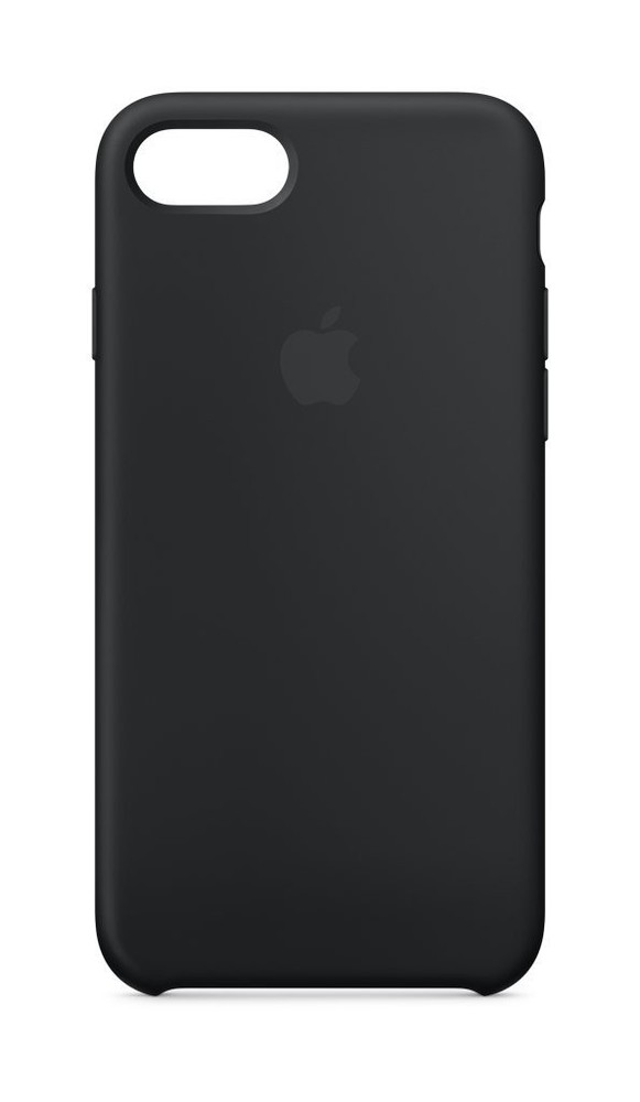 Genuine Apple Silicone Case (for iPhone 8 / iPhone 7) - Black MQGK2ZM/A