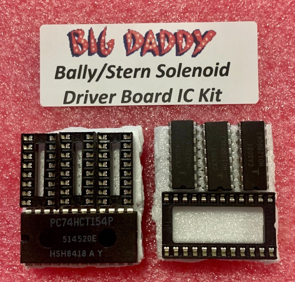 Big Daddy Bally/Stern Solenoid Driver Board (SDB) IC Kit