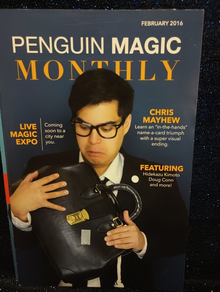Penguin Magic Monthly Magazine Chris Mayhew Issue 2016