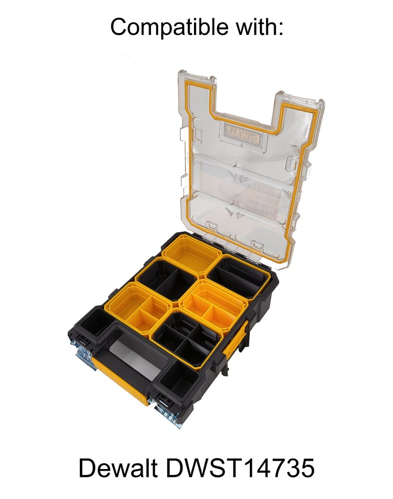 DeWalt Mid-Size Pro Organizer Compatible 7/16" - 1 1/2" Annular Bit Tray