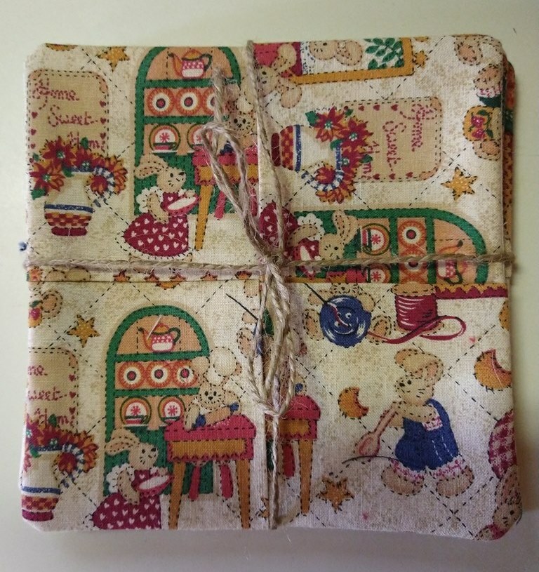 Handmade Coasters Home Sweet Home 3 pc. set