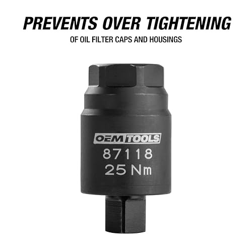 Torque Limiting Adapter for Oil Filter Canister Caps