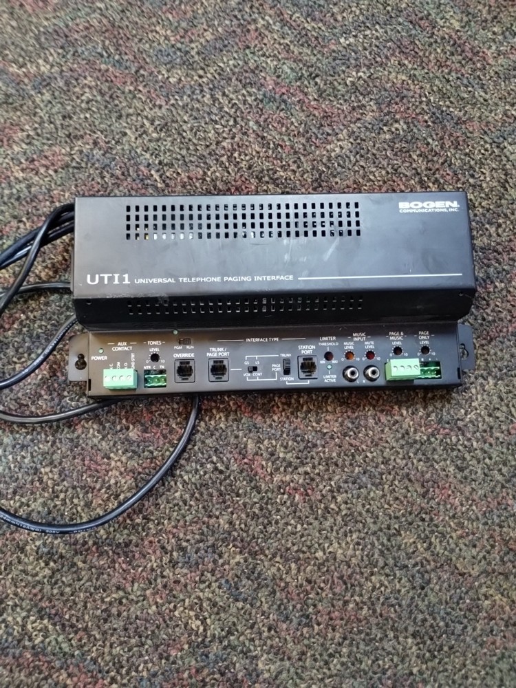 Bogen UTI1 Universal Zone Telephone Paging System Controller