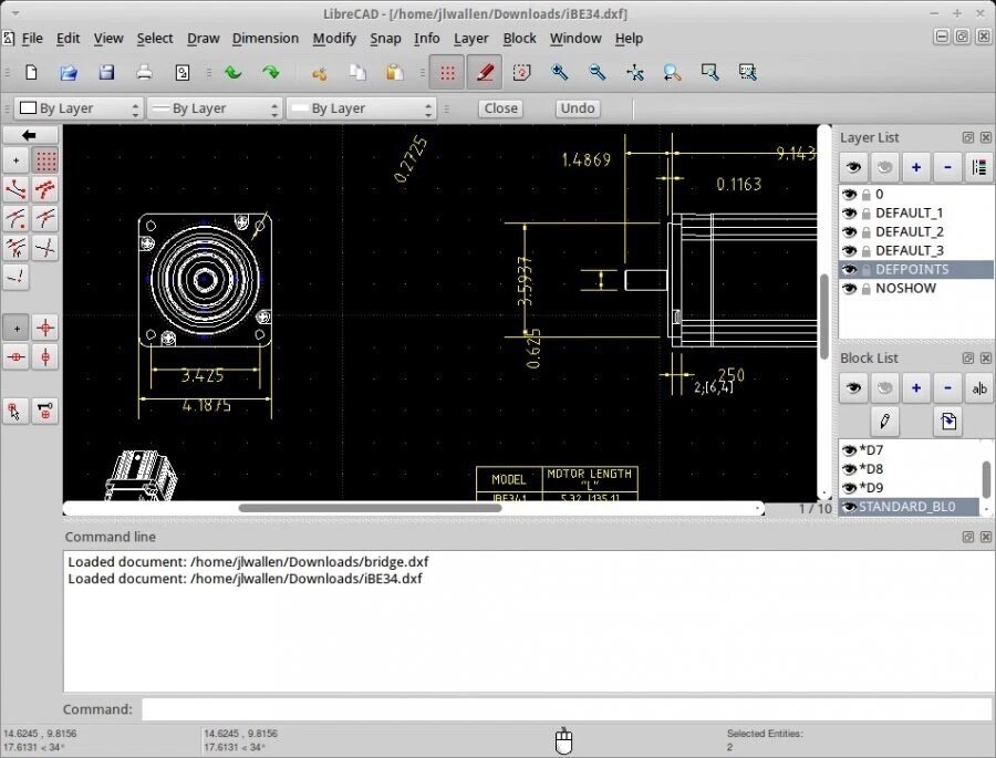 Libre Cad 2D - Computer Aided Design CAD Software Package for Windows on CD